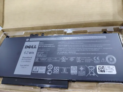 6MT4T Battery pour Dell Latitude E5470 E5570 Latitude 12 5000 E5270 Dell Precision 15 3510 7.6V 62Wh