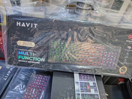 VENTE HAVIT CLAVIER KB886L PRO GAMETONE KEYBOARD BACKLIT NEUF بيع كلافي هافيت قايمر كيبورد جديد