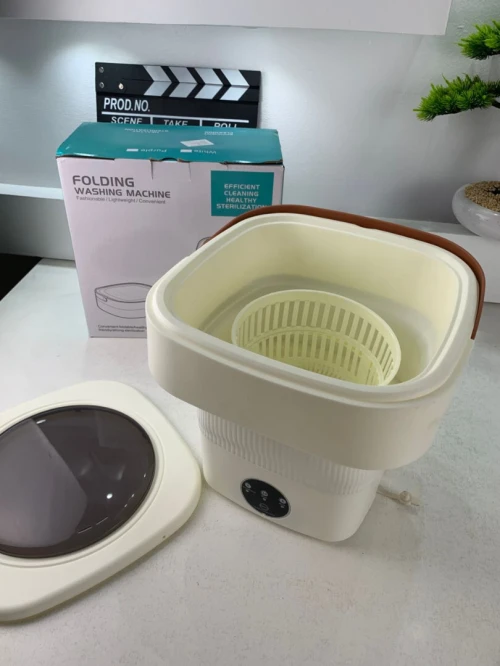Mini Machine à Laver Pliable et Portable 3 Modes avec Fonction Déshydratation   غسالة ملابس محمولة