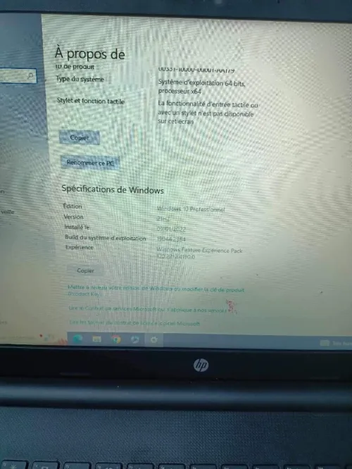PC HP Windows 10 pro