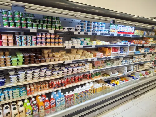 Frigo superette libre service 8m