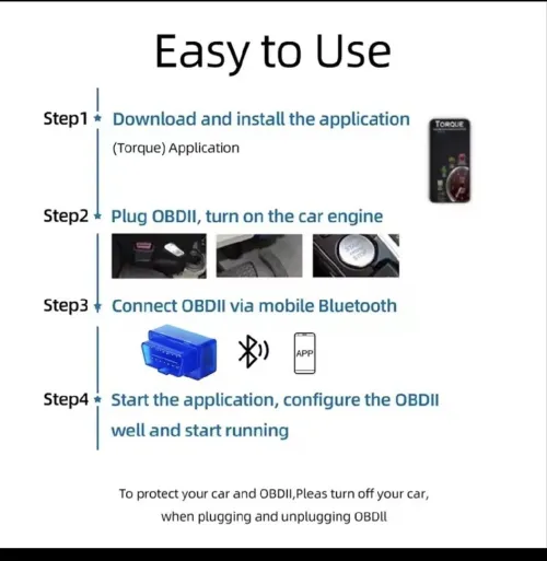 Outil de diagnostic odb2 bluetooth