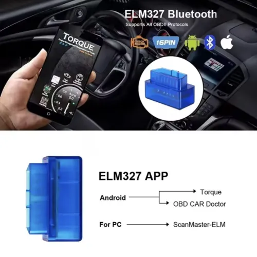Outil de diagnostic odb2 bluetooth
