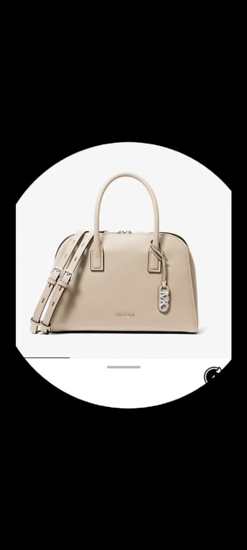 Grand sac à main noir 100% cuir grainé MICHAEL KORS