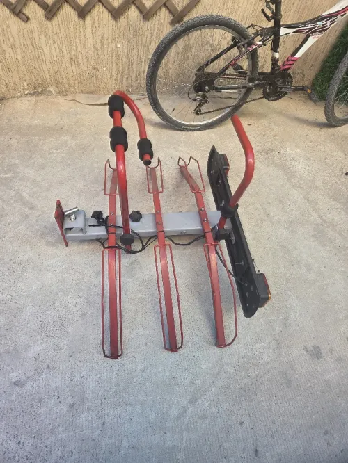 Porte velo sur attelage