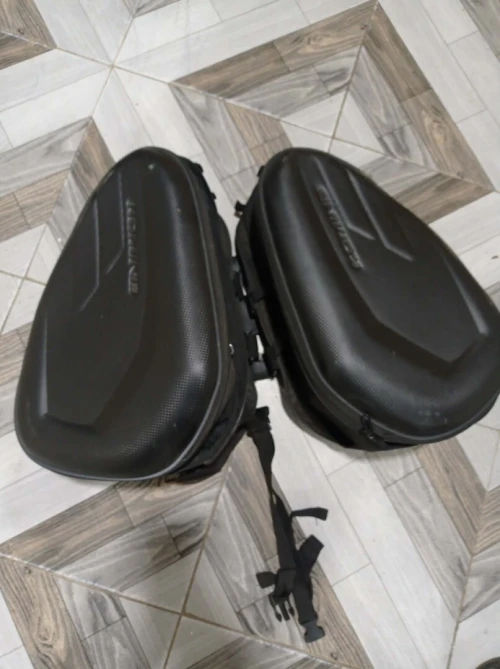 Valise latéral moto extensible