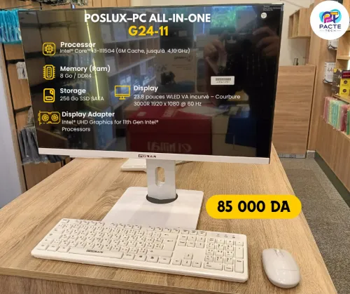 ALL IN ONE POSLUX G24-11 11EME 8G/256SSD 24 POUCE