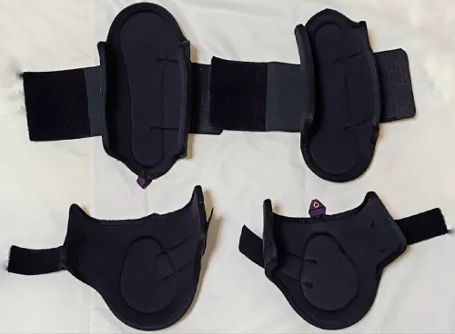 Guêtres plus Protège-boulets Fouganza PRO TECH  Oxylane (Noir)