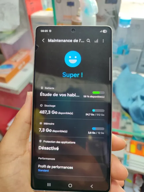 Samsung S25 ultra 512g 2 sim tres bon état