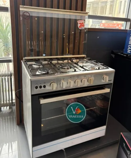 Cuisinière Géant Phoenix 5 Feux Inox