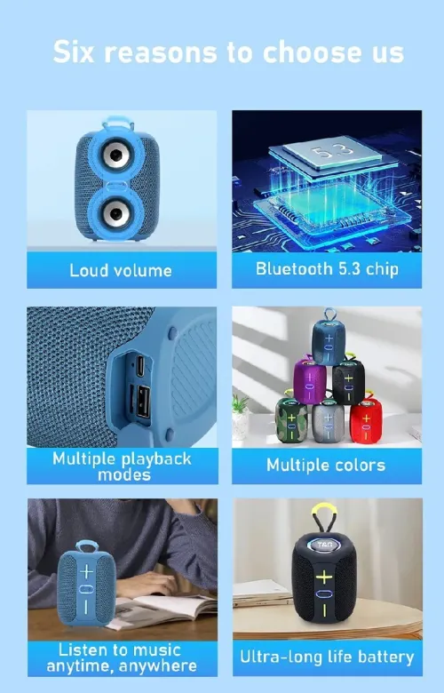 Caixa De Som, Bluetooth haut-parleur Portable, sans fil caisson De basses Mini FM radio / TV/ ordi