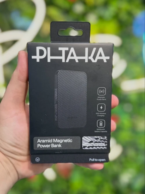 PITAKA ARAMID MAGNETIC POWERBANK - 5000MAH - 15W WIRELESS CHARGING
