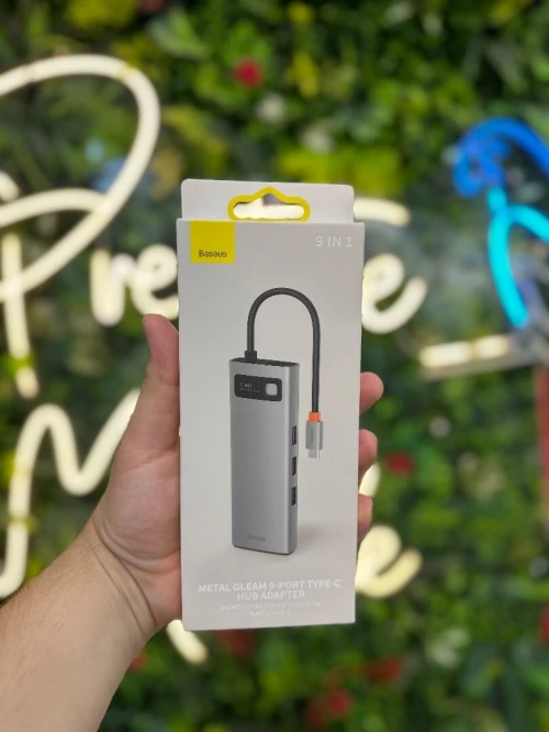 BASEUS METAL GLEAM - HUB USB-C (9-EN-1 / 8-EN-1 / 6-EN-1)