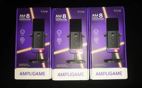 FIFINE Microphone AMPLIGAME AM8 RGB USB/XLR DYNAMIC