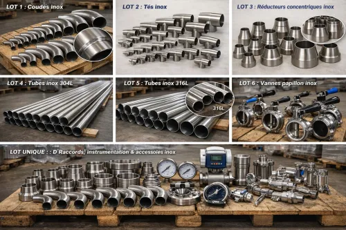 Tubes inox 316L (DIN + SMS)