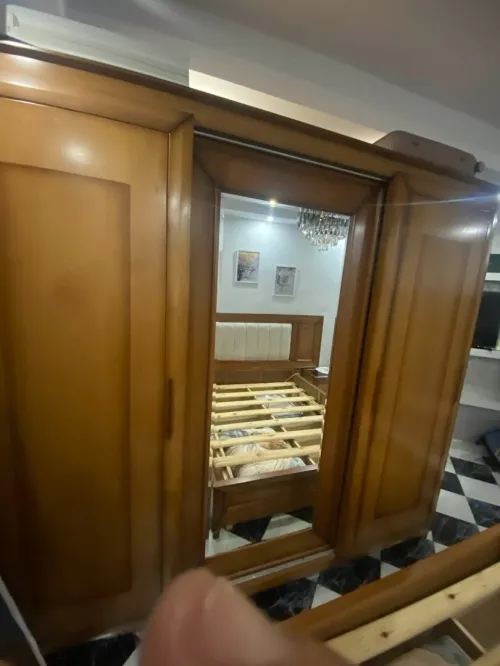 Chambre à coucher bois hêtre