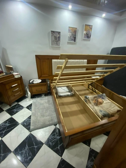 Chambre à coucher bois hêtre