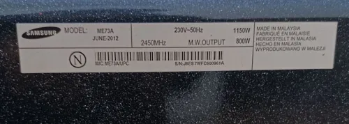 Micro onde Samsung