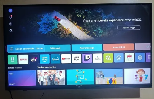 Téléviseur LG UHD modèle 2025