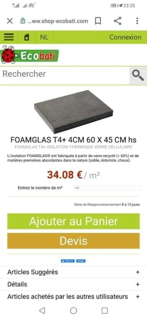 produit désolation  étancher