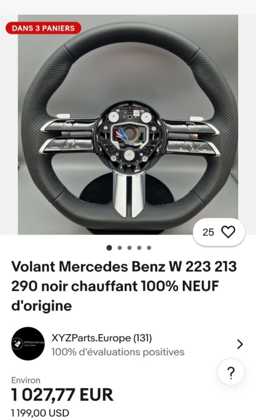 Volant Mercedes 2025