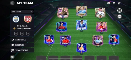 Compte fc mobile 120 ovr