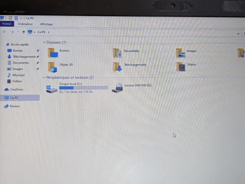 HP PROBOOK 650 G4 /I3 8EME /4G /128 SSD /15.6 +GRAVEUR DVD
