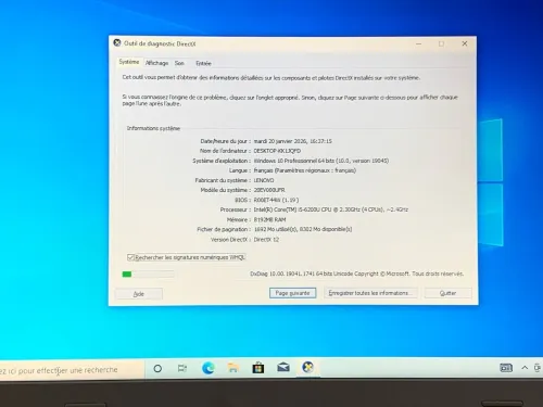 LENOVO THINKPAD E560 / I5 6EME / 8G / 256 SSD /15.6 FHD