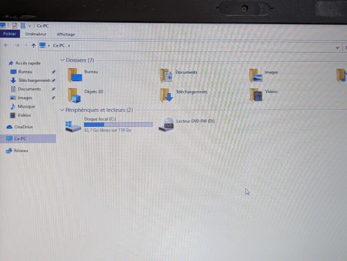 HP PROBOOK 650 G4 /I3 8EME /4G /128 SSD /15.6 +GRAVEUR DVD