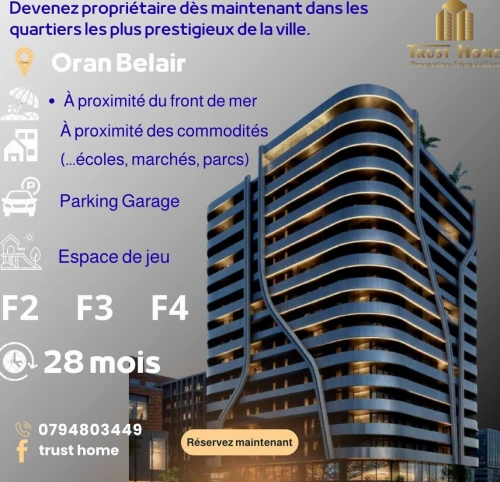 Vente Appartement F4 Oran Oran