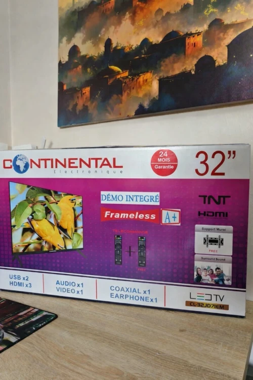 Télévision 32P Simple +Démo Intégrer+support