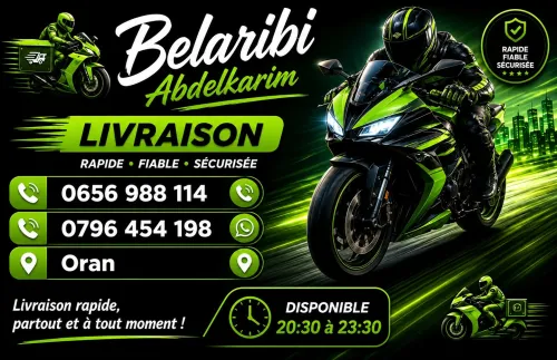 Carte de visite pour livreur