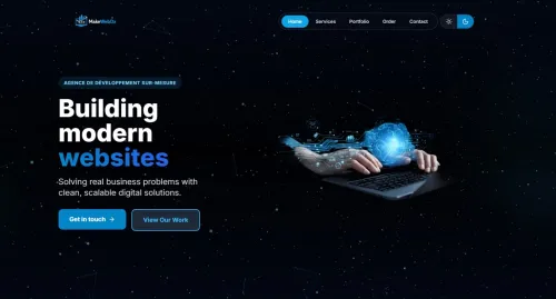 Service devloppment site web professionel sur mesure