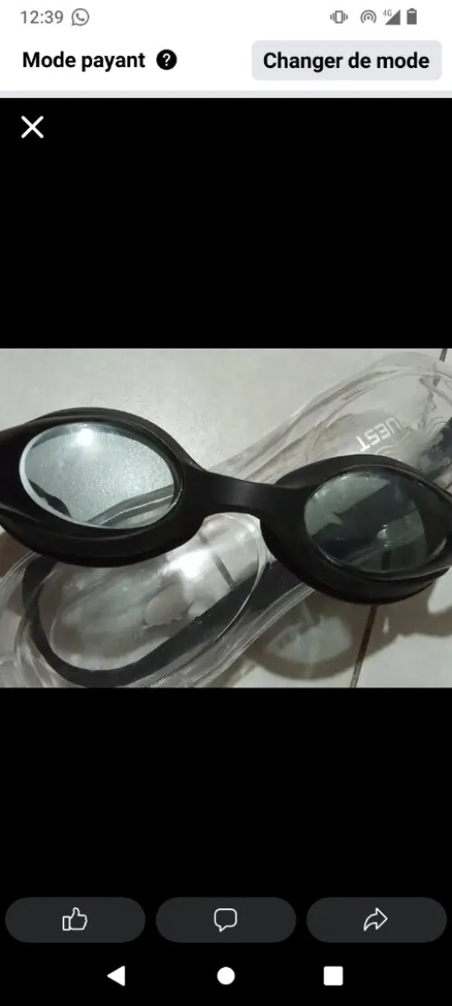 Lunettes de piscine