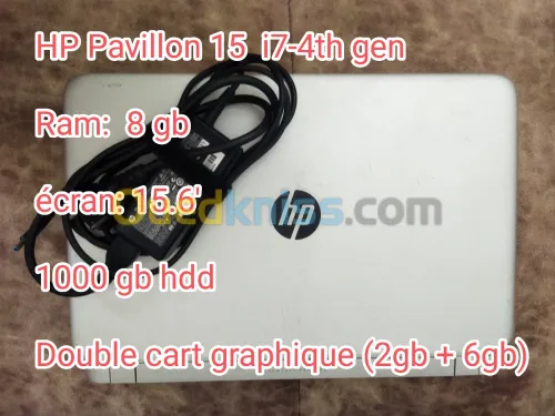 PC  HP Pavilion 15  i7 4gén 15.6'