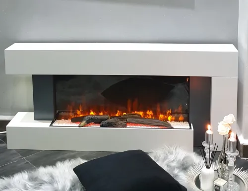Cheminée électrique décorative 