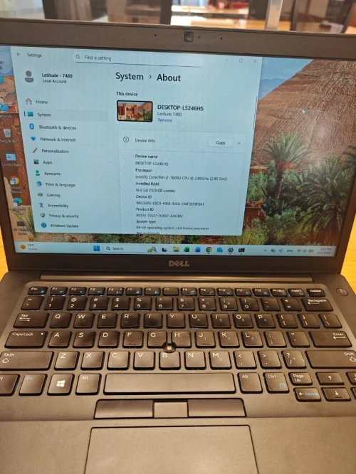 DELL I7 7600 16g ssd256