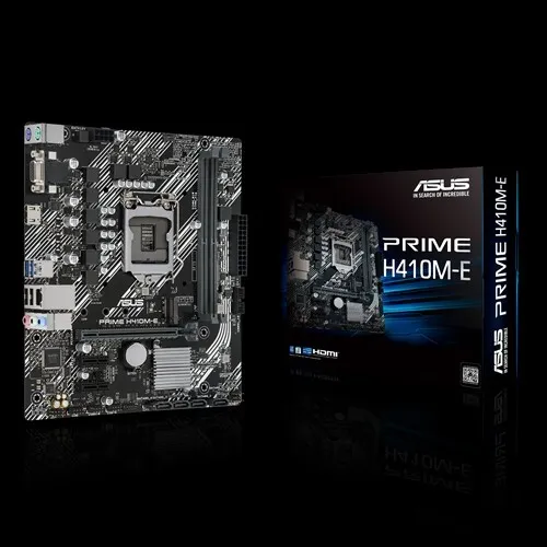 Asus h410 me +intel i310110f+2ram 16gb