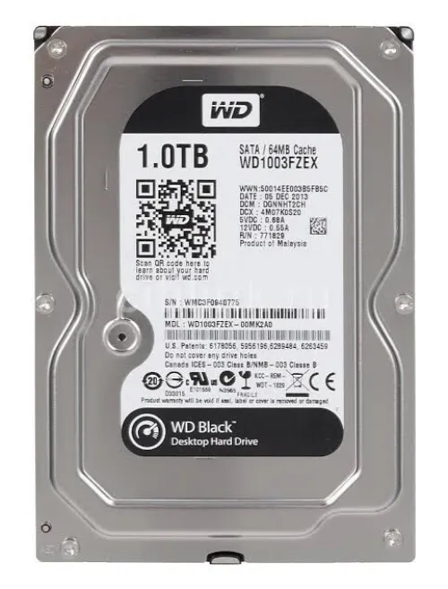 Disque dur HDD WD Black 1 to 