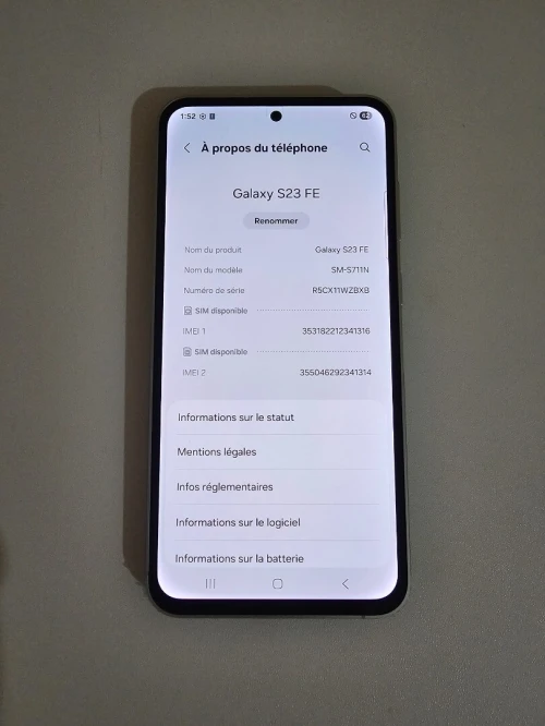 Samsung S23 Fe
