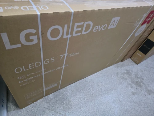 TV LG OLED EVO GALLERY EDITION 77" G5 SMART 4K 165FPS HDMI 2.1 ALPHA 11 NEW 2025 EUROPÉEN 