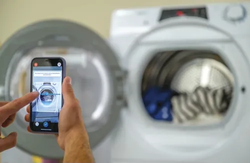 SÈCHE LINGE CANDY 9KG POMPE À CHALEUR A +++ WIFI ROE H9A3TCEX-S