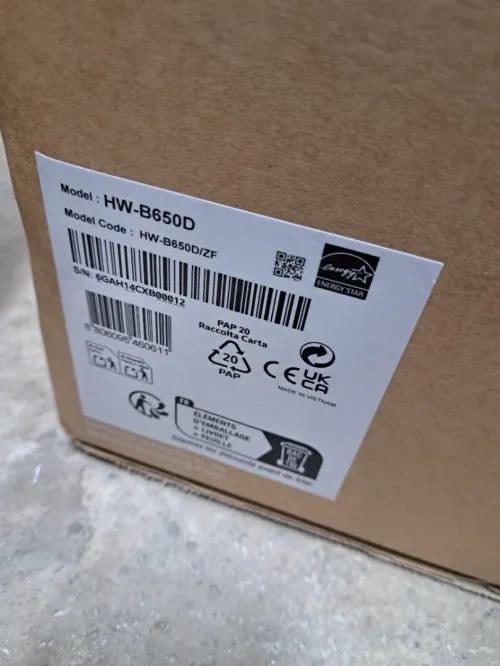 BARRE DE SON SAMSUNG 370WATT 3.1 HW-B650D