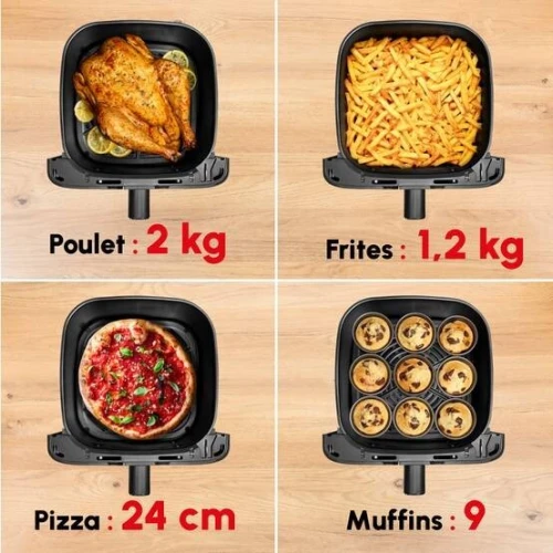 FRITEUSE MOULINEX AIR FRYER EASY FRY MEGA 7.5L 8 PROGRAMME 2000WATT EZ855HF0 