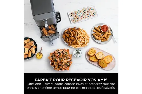 FRITEUSE NINJA AIR FRYER DOUBLE STACK XL 9.5L 6 PROGRAMME 2470WATT SL400EU