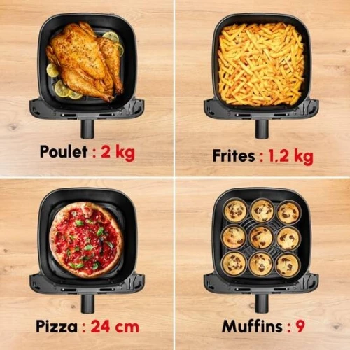 FRITEUSE MOULINEX AIR FRYER EASY FRY MEGA 7.5L 8 PROGRAMME EZ855D20 EUROPÉEN