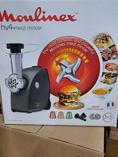 HACHOIR MOULINEX HV4 MEAT MINCER 2000WATT 7IN1 MADE IN FRANCE