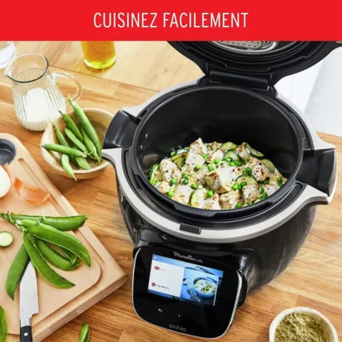 COOKEO TOUCH WIFI CONNECTÉ MOULINEX 6L 13 PROGRAMME CE902800 
