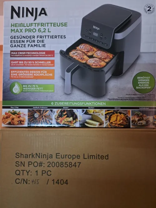 FRITEUSE NINJA AIR FRYER 6.2L 6IN1 6 PROGRAMME 2000WATT AF180EU