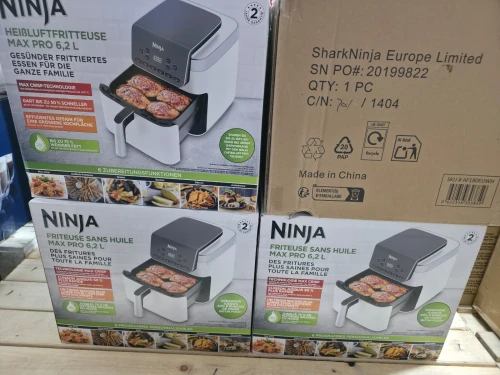 FRITEUSE NINJA AIR FRYER 6.2L 6IN1 AF180EUWH 2000WATT